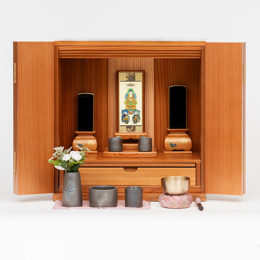 極上品 スタンド型掛軸 〈曹洞宗三尊仏〉小【本山永平寺で販売】