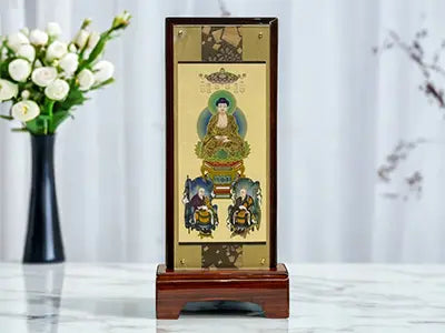 曹洞宗大本山・永平寺へ納品｜スタンド型掛軸・黒柿念珠がご好評をいただいております