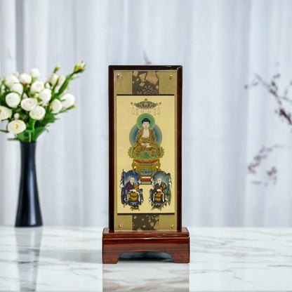 特製品 スタンド型掛軸 〈曹洞宗三尊仏〉小【本山永平寺で販売】